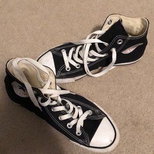 Black High top converse